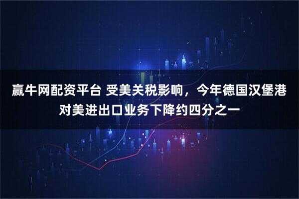 赢牛网配资平台 受美关税影响，今年德国汉堡港对美进出口业务下降约四分之一